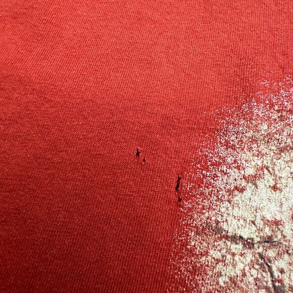 Columbia Graphic T-Shirt Mens XL Red Crew Neck Short Sleeve Cotton Casual Tee - Picture 6 of 12